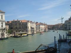 Canal Grande in Venice with boats and historic buildings