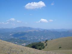 Scenic view from Monte Subasio