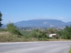 Monte Subasio with Assisi and Spello view