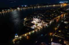 Santa Maria della Salute church in Venice, August 2020