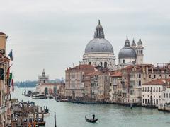 Basilica di Santa Maria della Salute in Venice at twilight