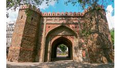 Historic Delhi Gate in Old Delhi, India