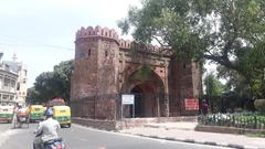 Delhi Gate, an ASI monument in Dariaganj, Delhi