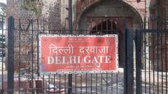 Delhi Gate, an ASI monument in Dariaganj, Delhi