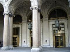 Cadillac Place entry in Detroit