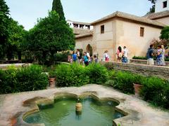 Generalife garden in Granada