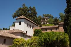 Generalife gardens in Alhambra, Granada, Spain