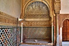 aerial view of the Alhambra in Granada, Spain