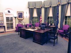 Reenacted Oval Office at Harry Truman's Presidential Library