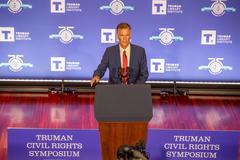 Dr. Kurt Graham speaking at the Truman Civil Rights Symposium at the National Archives