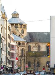 St. Aposteln Church in Cologne, viewed from Apostelnstraße