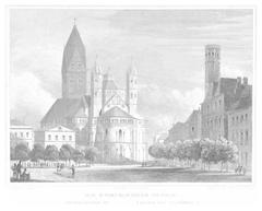 Apostelkirche in Cologne illustration