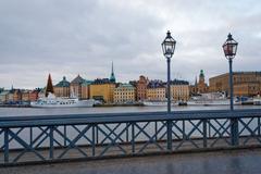 Gamla Stan and Södermalm districts in Stockholm