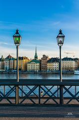 Lights at Skeppsholmsbron, Stockholm