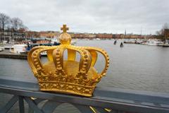 Panoramic view of Norrmalm, Stockholm, Sweden