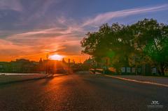 Skeppsholmsbron at Sunset in Stockholm