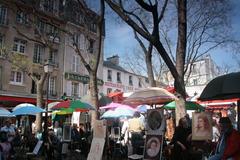 Artists painting at Place du Tertre, Montmartre