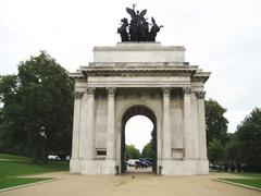 Wellington Arch at Hyde Park Corner in London