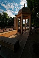 Constitution Hill in London with Commonwealth Memorial Gates and Wellington Arch