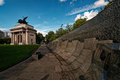 London Duke of Wellington Place Australian War Memorial and Wellington Arch