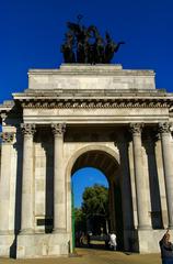 Wellington Arch with Four-in-Hand Statue in London