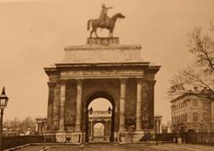 Photograph of the Wellington Statue in Aldershot, Hampshire