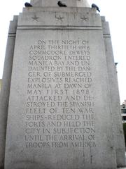 Base of Dewey Monument in Union Square, San Francisco