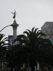 Union Square, San Francisco with mist