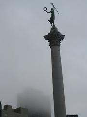 Mist in Union Square, San Francisco