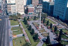 Union Square San Francisco from St. Francis Hotel 1968