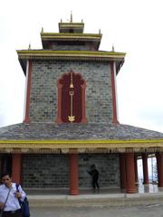 Back view of temple