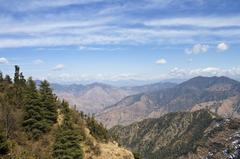 Scenic view of snow-capped mountains in Dhanaulti, India