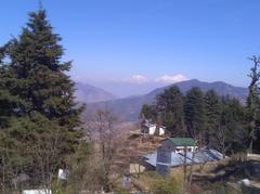 Himalayas between Mussoorie and Dhanaulti