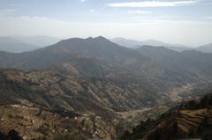 Scenic view of hills in Dhanolti during a trip