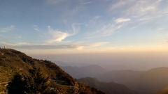 beautiful landscape of Dhanolti, Uttarakhand