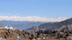 Himalaya view in Dhanaulti Uttarakhand