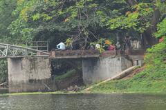 Dhanmondi 8 No. Lake bridge