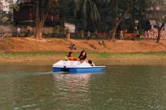 Dhanmondi Lake in Dhaka, Bangladesh