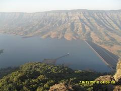 Scenic river view from Mahabaleshwar