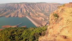 Dhom Dam in Pachangi, Maharashtra, India