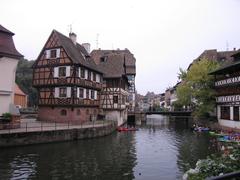 Petite France, Strasbourg, historic buildings by the canal