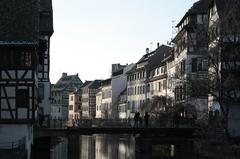 Scenic view of Petite France in Strasbourg