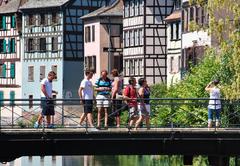 La Petite France, Strasbourg buildings reflected in canal