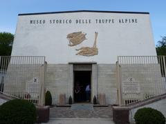 Trento historical alpine troops museum main entrance