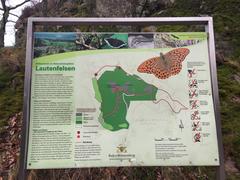 information board about the geology of Lautenfelsen