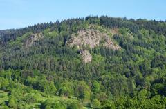 Lautenfelsen rock formation in Naturschutzgebiet Lautenfelsen, Gernsbach-Lautenbach