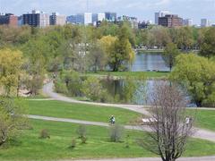 Arboretum and view of Dow's Lake in Ottawa, Ontario