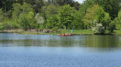 Dows Lake in Ottawa on a sunny day