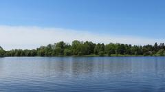 Dows Lake in Ottawa with surrounding greenery