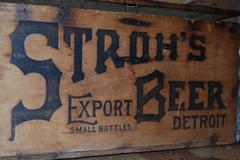 Stroh Brewery Company historic display at Dossin Great Lakes Museum